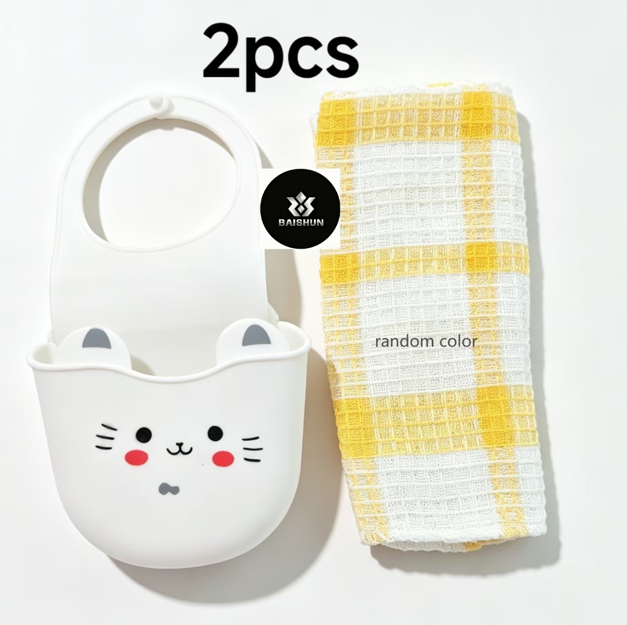 Silicone Tap Washer - 2 stuks schattige kat siliconen kraanafdekking