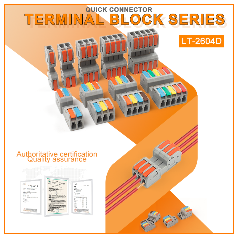 Push Fit Connector - 5 stks DF-2604D Mini Docking Quick