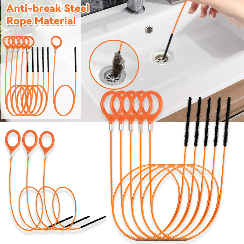 Drain Snake Flexible - Afvoerontstopper, flexibel, breukbestendig, voor douche, bad