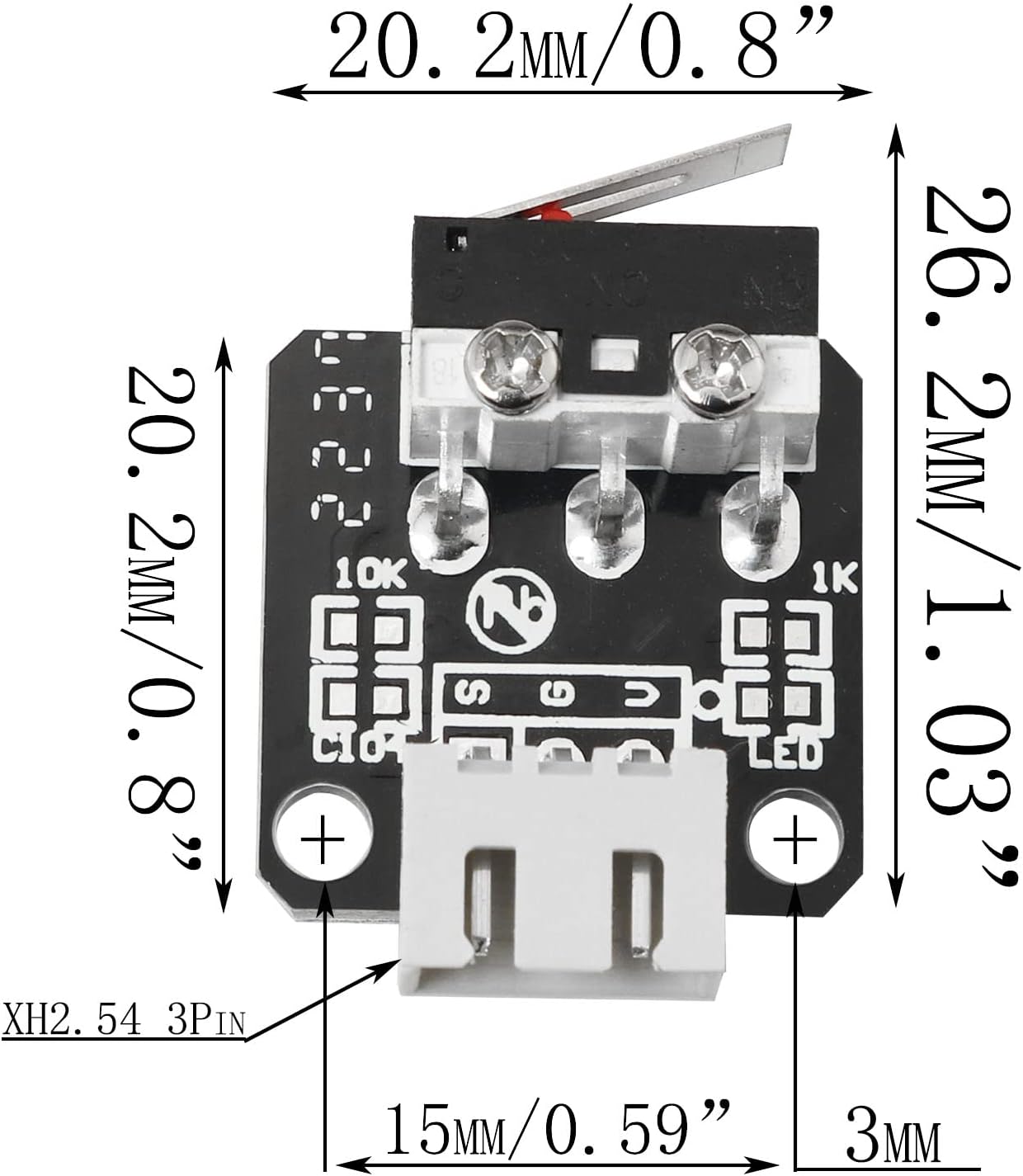 Creality Printer Ender 3 - Creality Officiële XYZ-as Eindschakelaar 1/3/5/10 Stuks