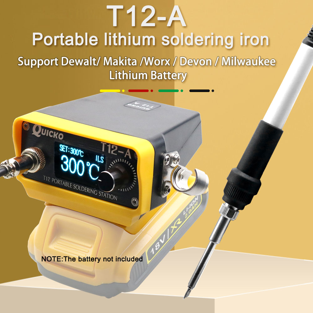 Milwaukee Drill M12 Fuel - STM32 V3 T12-A Draadloos Soldeerstation Soldeerbout