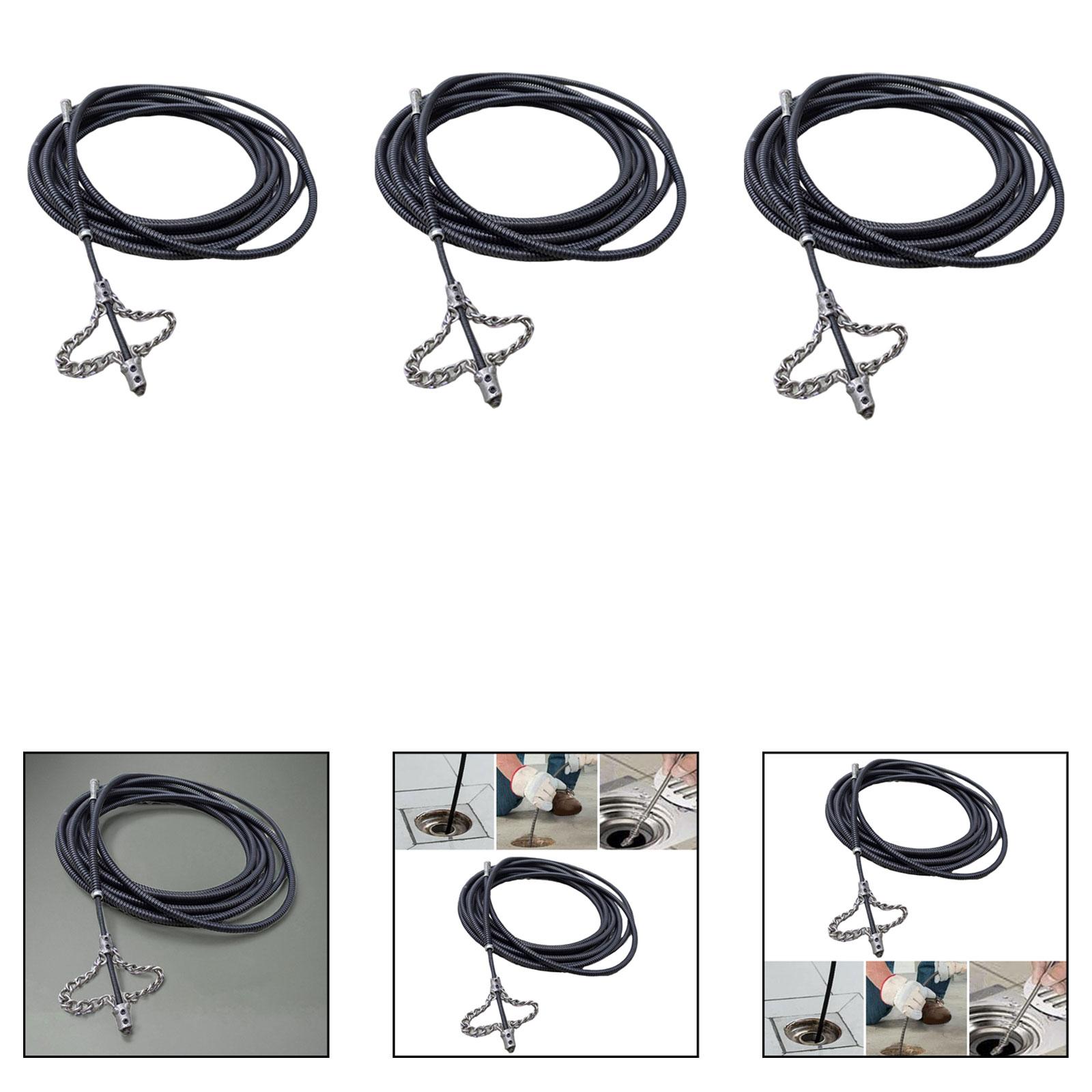 Drain Snake Flexible - Rioolreiniger van metaal, flexibele ontstopper, handmatige