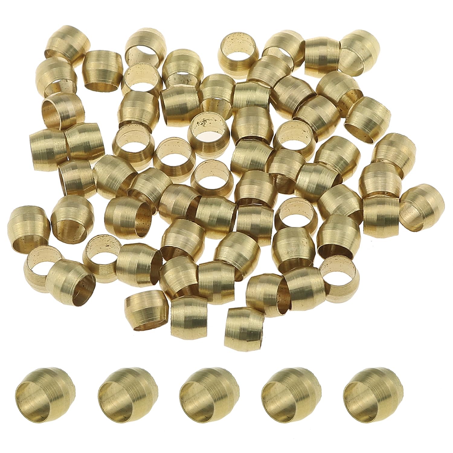 Compression Fitting Brass - 100PCS Messing Beentje Mouw Adereindhulzen Compressie