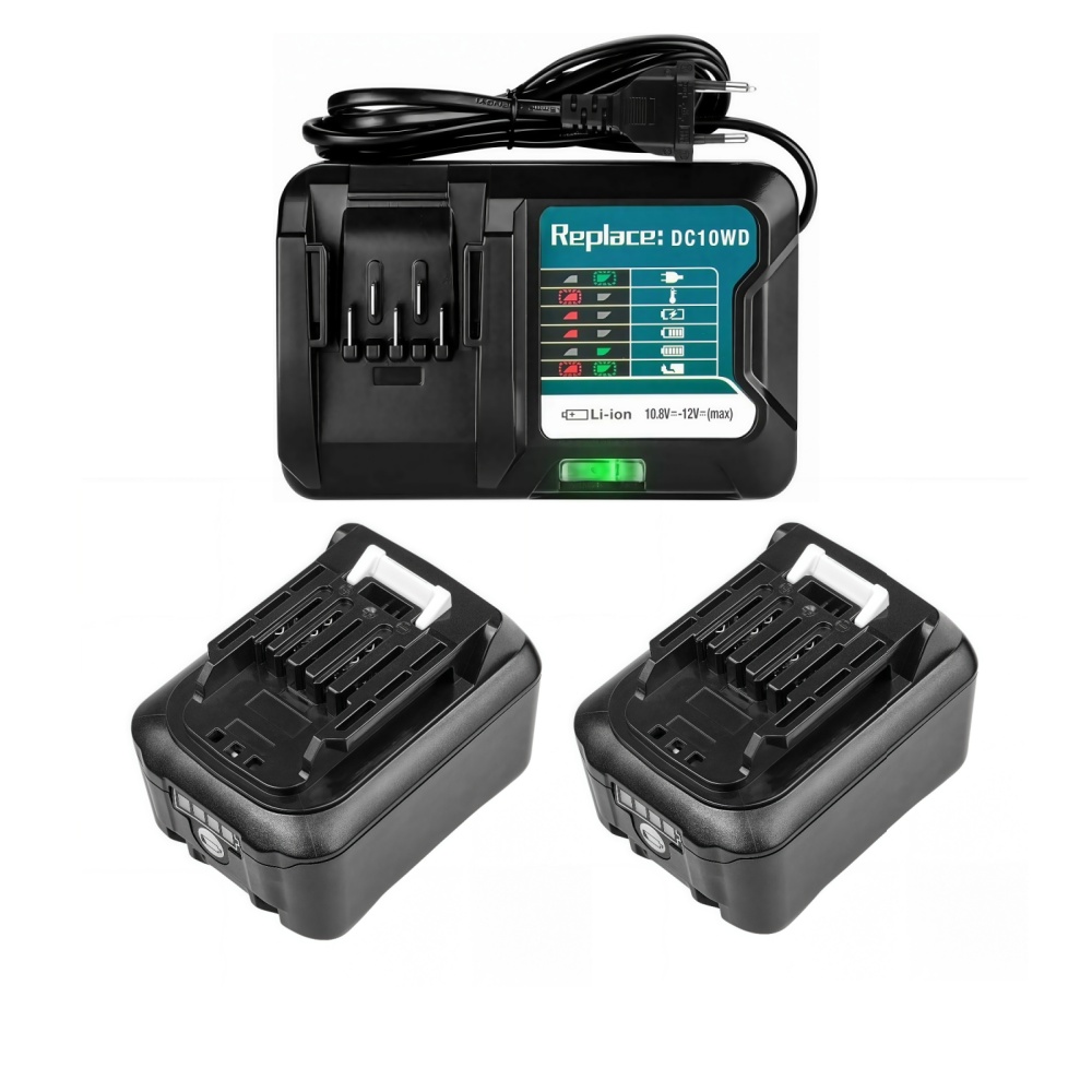 Makita Drill Hp1640 - 10.8V 12V 6A Oplaadbare Vervang Li-Ion