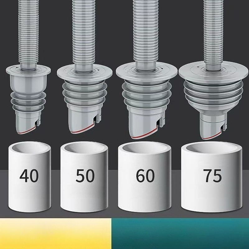 Drain Pipe Clip - Gootsteen Plug Rioolbuis Afdichtring Water Plug