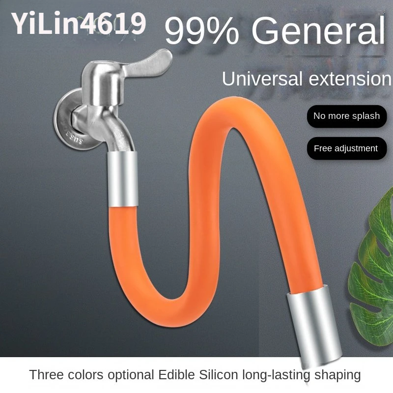 Flexible Hose Braided - Verstelbare 1/2 inch kraanverlenger met anti-spat