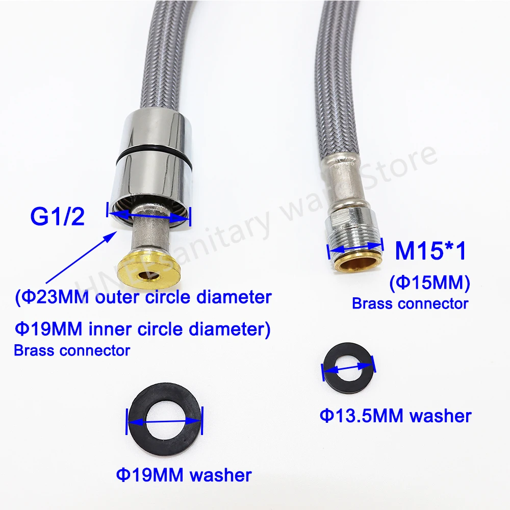50 cm/60 cm/85 cm/150 cm F1/2  - Flexible Hose Braided recensie en prijs