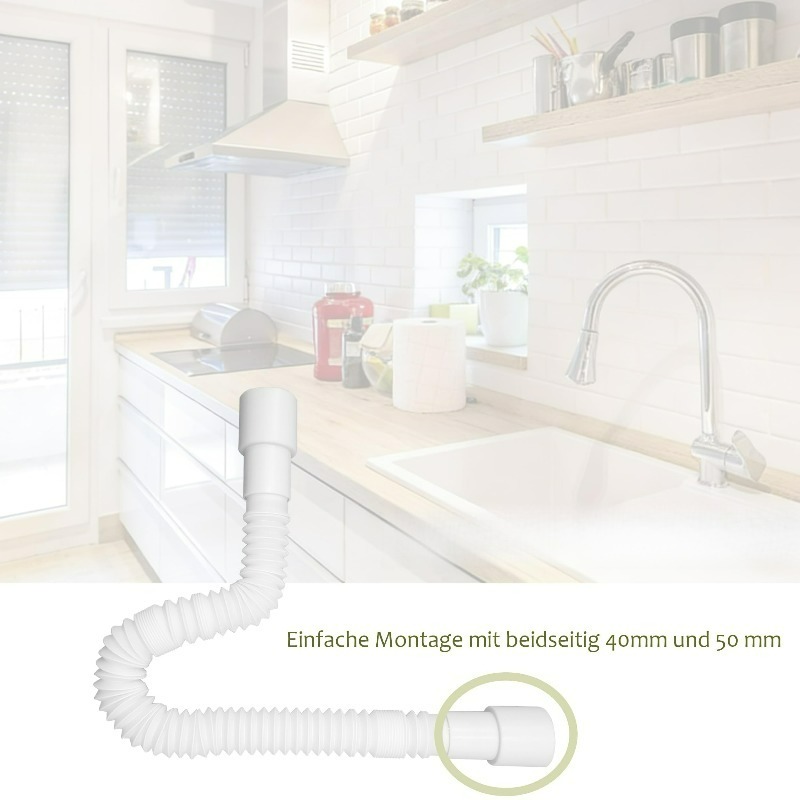 Flexibele afvoerpijp voor keuk - Flexible Hose Braided recensie en prijs