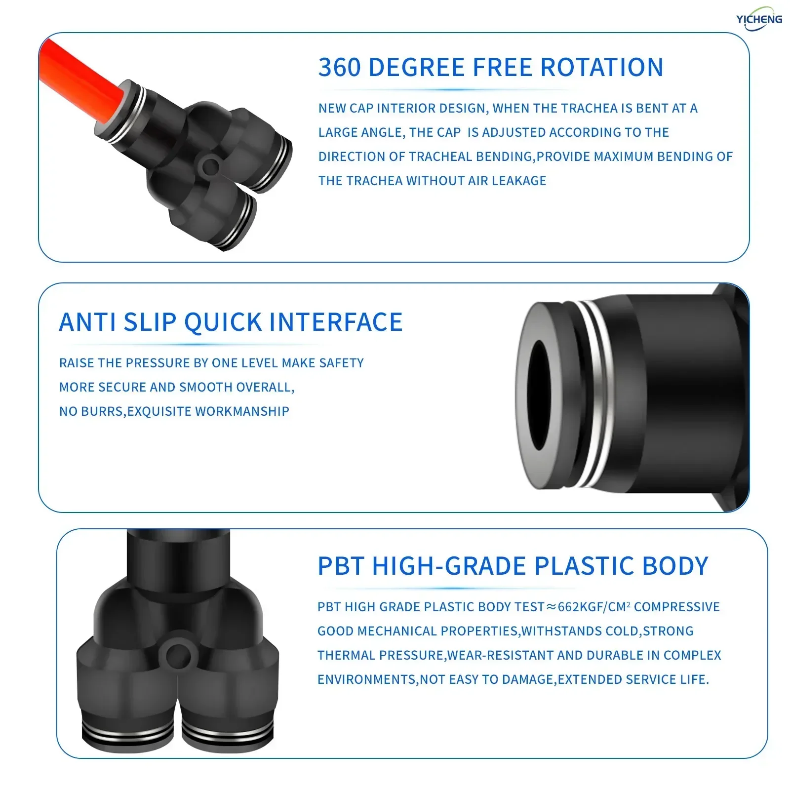 PNEUMATISCHE slangconnector 6  - Push Fit Connector recensie en prijs