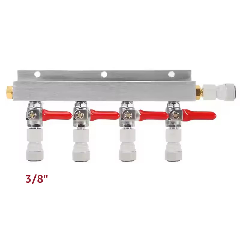 IMAICTUU 4-weg gasverdeler Co2 - Push Fit Connector recensie en prijs