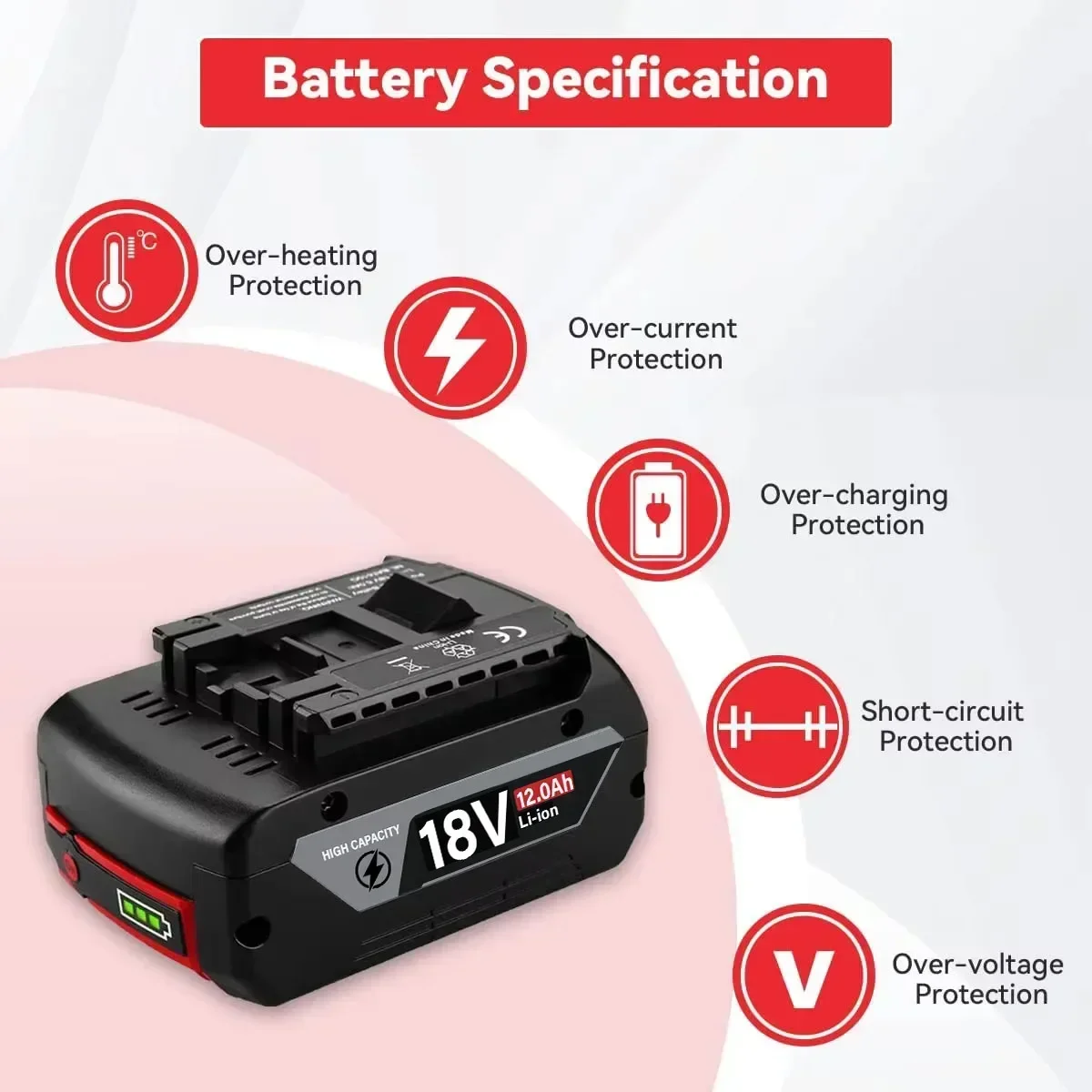 Originele 18V batterij 8.0/10. - Bosch Drill Gsb 18V recensie en prijs