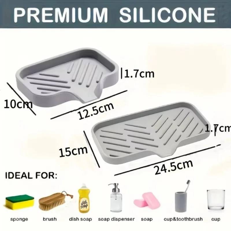 Zelfdrainerende zeephouder van - Silicone Tap Washer recensie en prijs